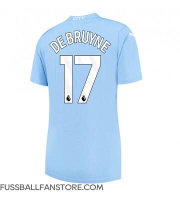 Manchester City Kevin De Bruyne #17 Replik Heimtrikot Damen 2023-24 Kurzarm